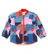 STELLA MCCARTNEY PATCHWORK DENIM BOMBER JACKET