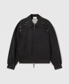 Stella Mccartney Patchwork Denim Jacket In Black
