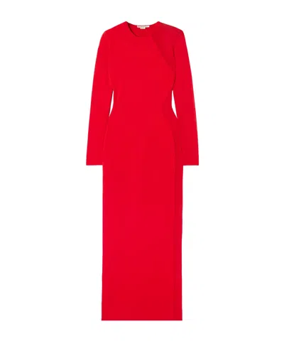 Stella Mccartney Miracle Paneled Knitted Midi Dress In Unknown