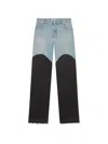 Stella Mccartney Patchwork Jeans In Patchwork Denim In Blue
