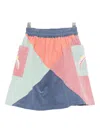 Stella Mccartney Patchwork Pocket Skirt In Multi