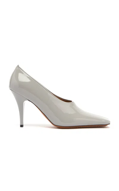 Stella Mccartney Patent Alter Mat Pumps In Grey