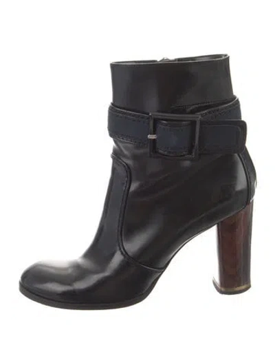 Pre-owned Stella Mccartney Patent Leather Boots In Black