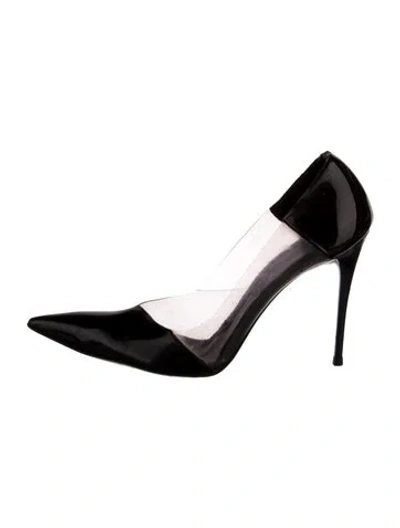 Pre-owned Stella Mccartney Patent Leather D'orsay Pumps In Brown