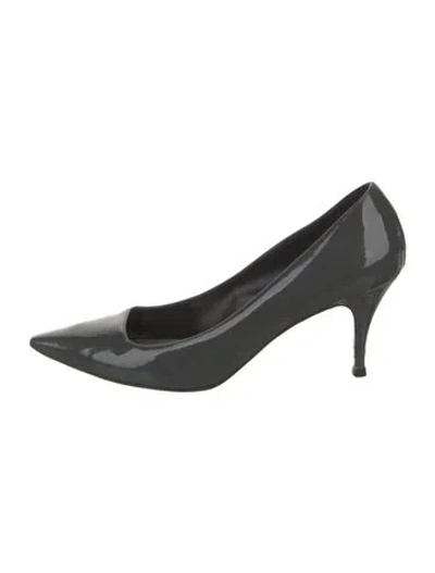Pre-owned Stella Mccartney Patent Leather Pumps In Black