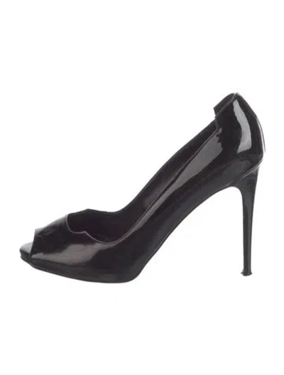 Pre-owned Stella Mccartney Patent Leather Pumps In Black