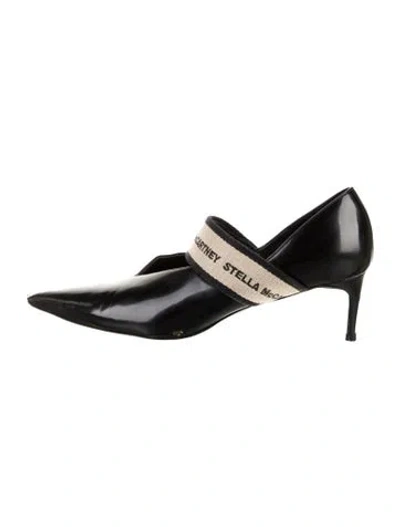 Pre-owned Stella Mccartney Patent Leather Pumps In Black/neutrals