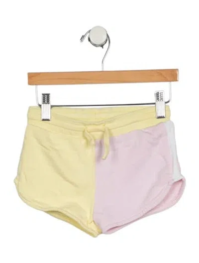 Pre-owned Stella Mccartney Babies' Pattern Printed Drawstring Closure Shorts In Yellow