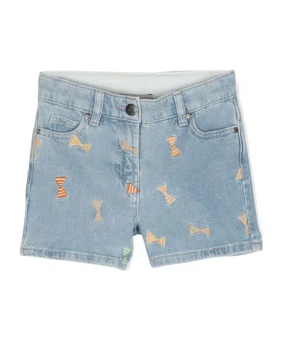 Stella Mccartney Pattern Shorts In Gray