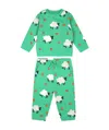 Stella Mccartney Pattern Sweatshirt Set In Green