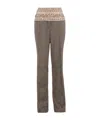 Stella Mccartney Patterned Casual Pants In Green