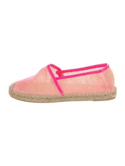 Pre-owned Stella Mccartney Patterned Espadrilles In Pink