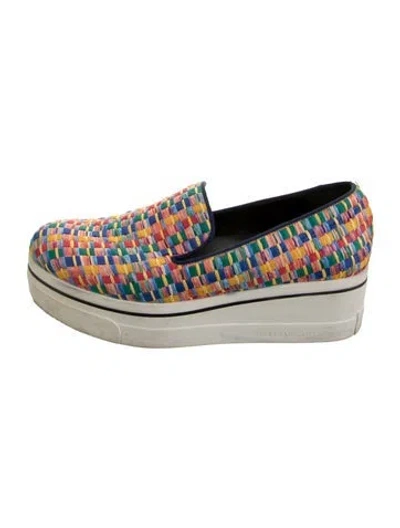 Pre-owned Stella Mccartney Patterned Flats In Multicolor
