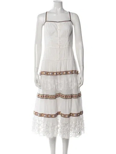 Pre-owned Stella Mccartney Patterned Midi Length Dress In Multi