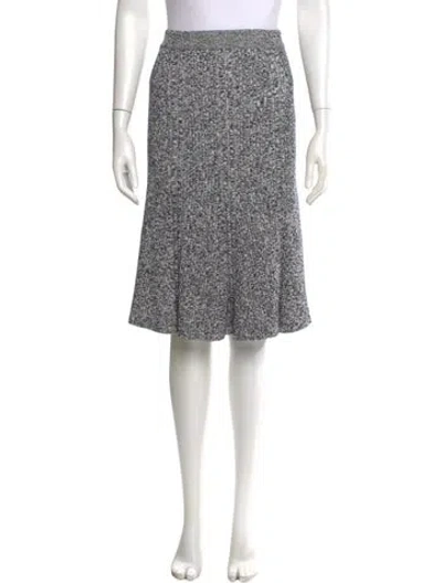 Pre-owned Stella Mccartney Patterned Midi Length Skirt In Brown