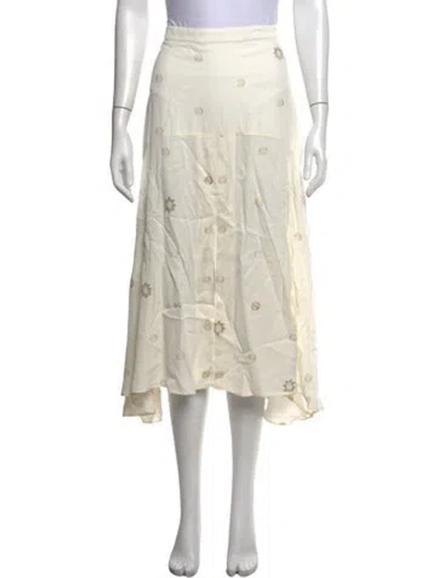 Pre-owned Stella Mccartney Patterned Midi Length Skirt In Neutrals
