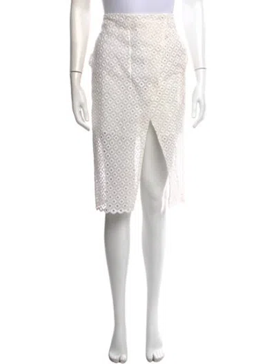 Pre-owned Stella Mccartney Patterned Mini Skirt In Neutrals