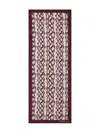 Stella Mccartney Snake Print Square Scarf In Burgundy