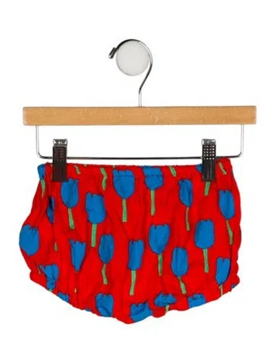 Pre-owned Stella Mccartney Babies' Patterned Shorts In Red