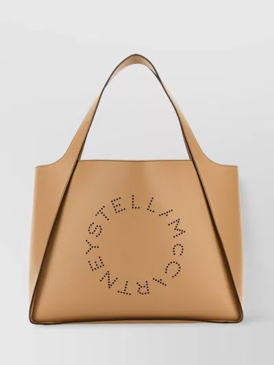 Stella Mccartney Peach Alter Mat Logo Shoulder Bag