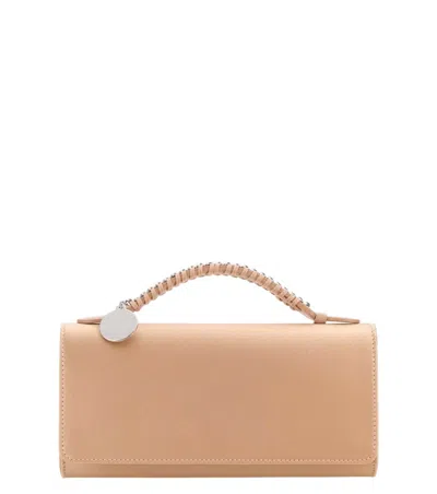 STELLA MCCARTNEY WOMEN PEACH FALABELLA SMALL CROSSBODY BAG, ONESIZE LUXURY CROSSBODY BAGS FOR WOMEN DARVEYS
