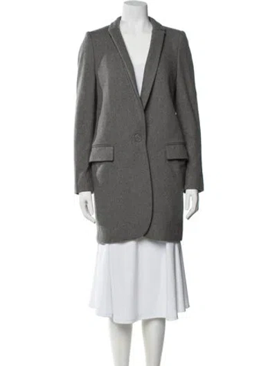 Pre-owned Stella Mccartney Peacoat In Gray