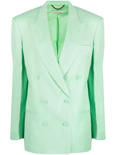 STELLA MCCARTNEY PEAK-LAPELS DOUBLE-BREASTED BLAZER