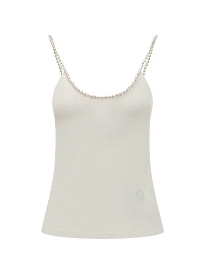 Stella Mccartney Elegant Mini Top With Detailed Design In White