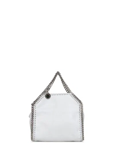 Stella Mccartney Pearl Grey Falabella Tiny Tote Bag In Gray