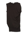 Stella Mccartney Draped Knit Top In Black