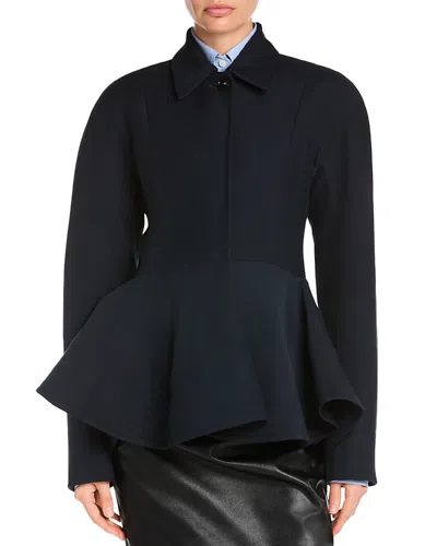 Stella Mccartney Peplum Jacket In Blue