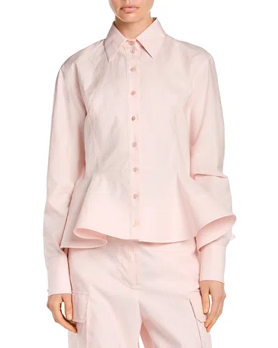 Stella Mccartney Peplum Shirt In Pink