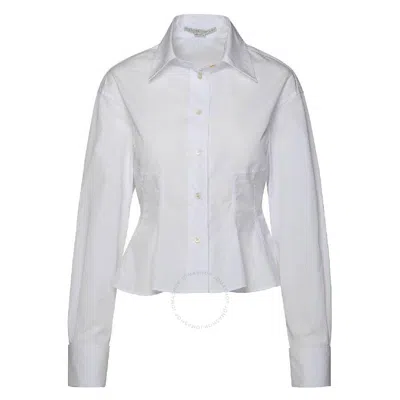 STELLA MCCARTNEY STELLA MCCARTNEY PEPLUM WAIST COTTON SHIRT