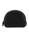 Stella Mccartney Perforated Logo-detail Make-up Bag In Black