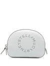 Stella Mccartney Perforated Logo Make-up Bag In Blue