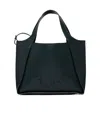 Stella Mccartney Tote Bag With Perforated Logo In Black