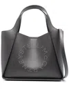 Stella Mccartney Perforated-logo Tote Bag In Gray