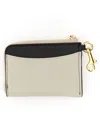 Stella Mccartney Perforated Logo Wallet In Black