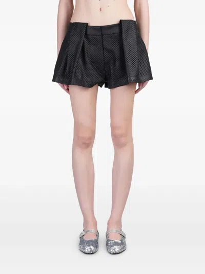 STELLA MCCARTNEY PERFORATED MINI SHORTS