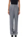 Stella Mccartney Women's Pinced Pants In Grey