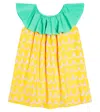 Stella Mccartney Pineapple Cotton Dress In Multicoloured