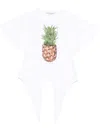 Stella Mccartney Pineapple Cotton T-shirt In White