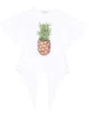 Stella Mccartney Pineapple Cotton T-shirt In White