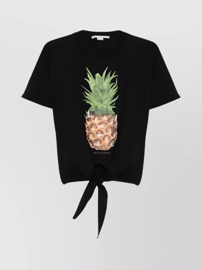 STELLA MCCARTNEY PINEAPPLE GRAPHIC PRINT CREW NECK T-SHIRT