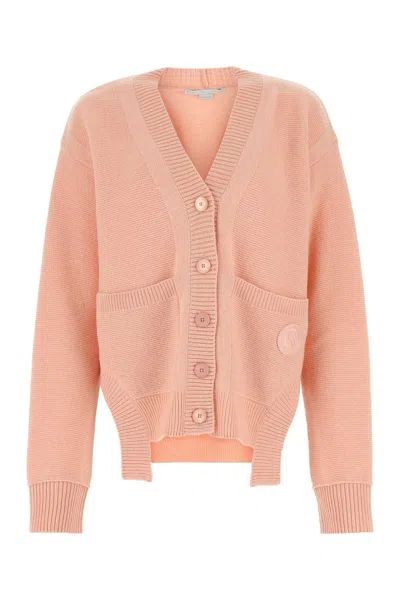 Stella Mccartney Pink Cashmere Blend Oversize Cardigan