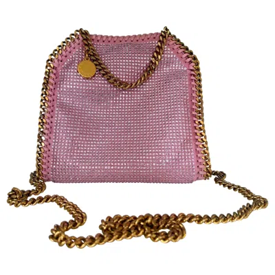 Pre-owned Stella Mccartney Pink Crystal Tiny Falabella Bag