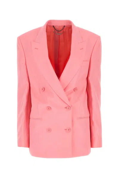 STELLA MCCARTNEY PINK DOUBLE BREASTED BLAZER