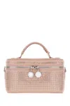 Stella Mccartney Rhinestone-embellished Top Handle Bag In Pink
