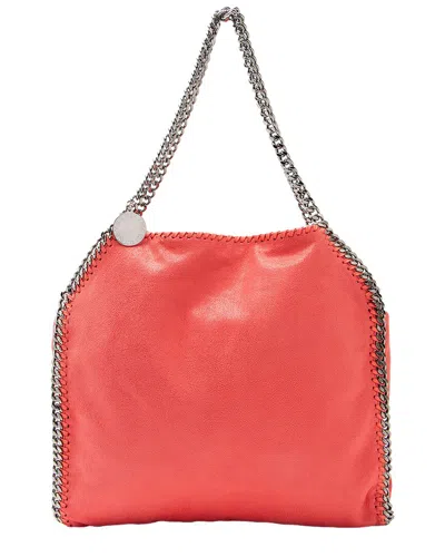 Stella Mccartney Pink Faux Leather Falabella Fold Over Tote (authentic Pre-  Loved) In White