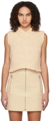Stella Mccartney Pink Homespun Vest In 6864 Nude